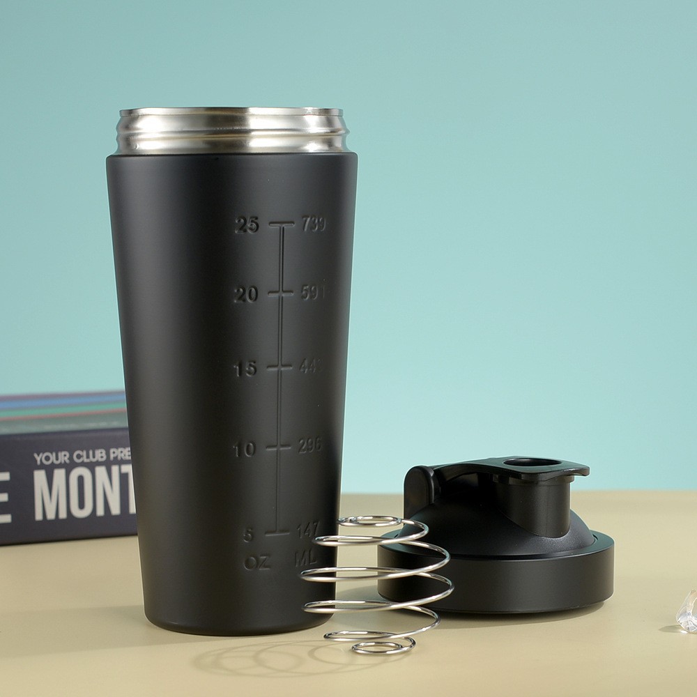 Fitness Nutrition Protein - Stainless Steel Protein Shaker Cup Portable