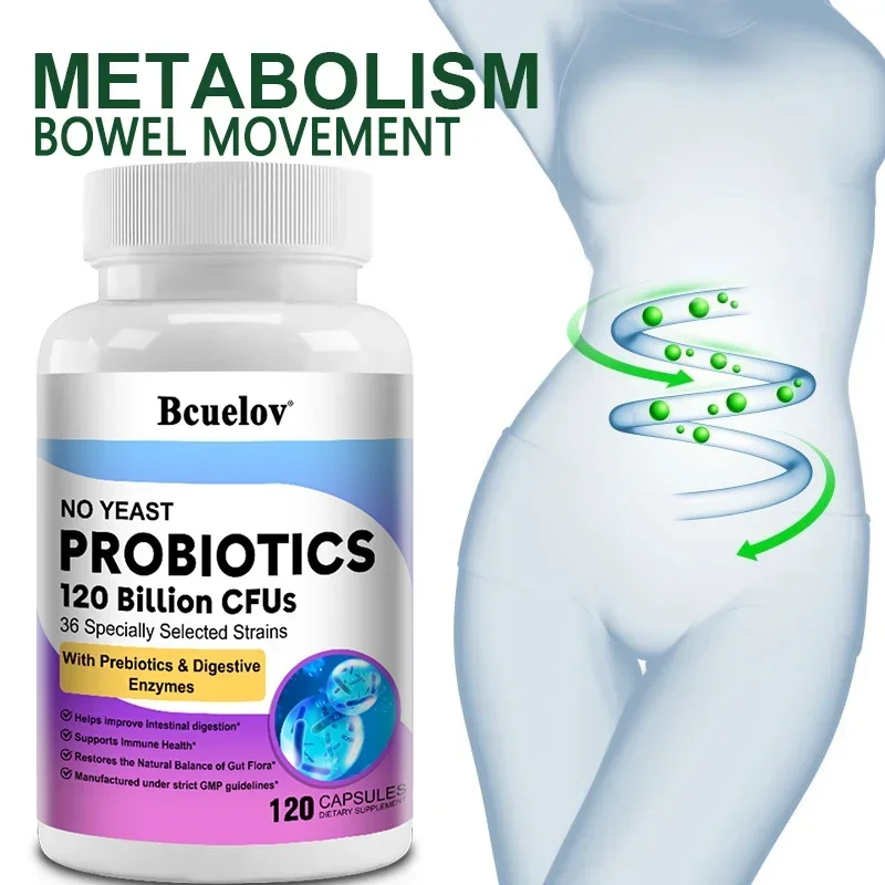 Probiotic 60 Billion - Digestive Health Probiotics 120 Billion CFU