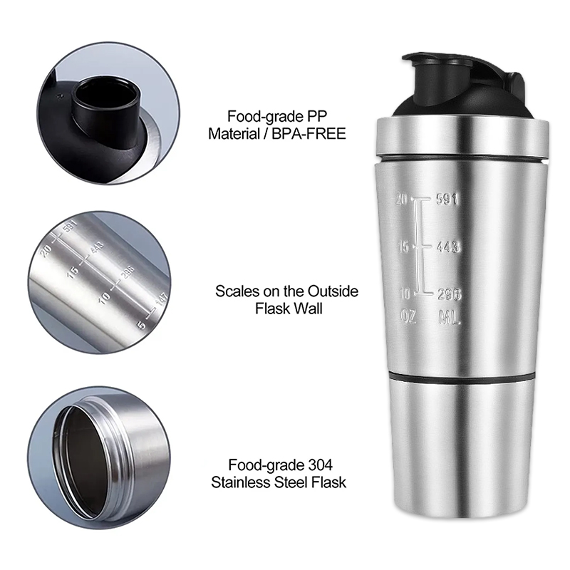 Stainless Steel Protein Shaker – обзор и цена Fitness Nutrition Protein