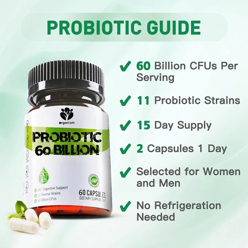 60 billion colony units of pro – обзор и цена Probiotic 60 Billion