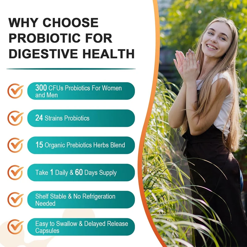 Probiotics -300 Billion Colony – обзор и цена Probiotic 60 Billion