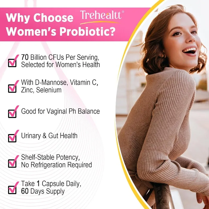 70 Billion CFU Vaginal Probiot – обзор и цена Probiotic 60 Billion