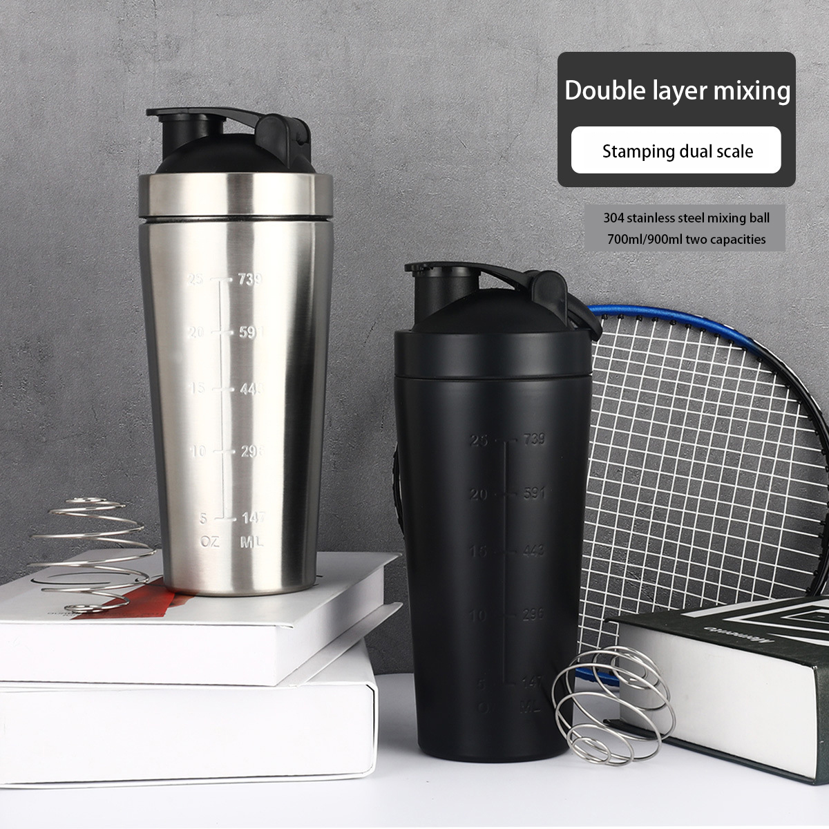 Stainless Steel Protein Shaker – обзор и цена Fitness Nutrition Protein