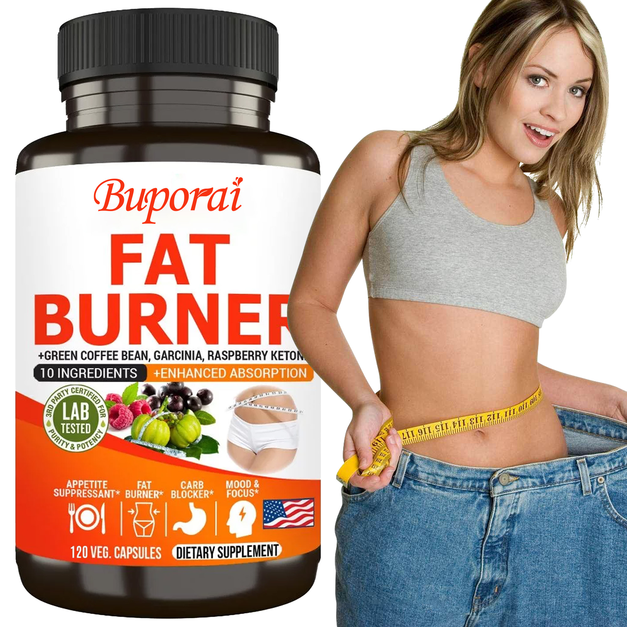 Fat Burner Capsules - Healthy  – обзор и цена Green Tea Extract Fat