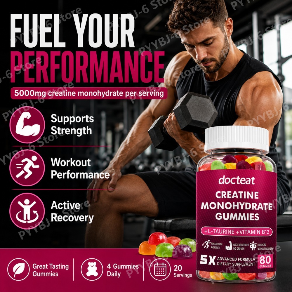 Creatine Monohydrate Gummies 8 – обзор и цена Nutrition & Fitness Hub Photos