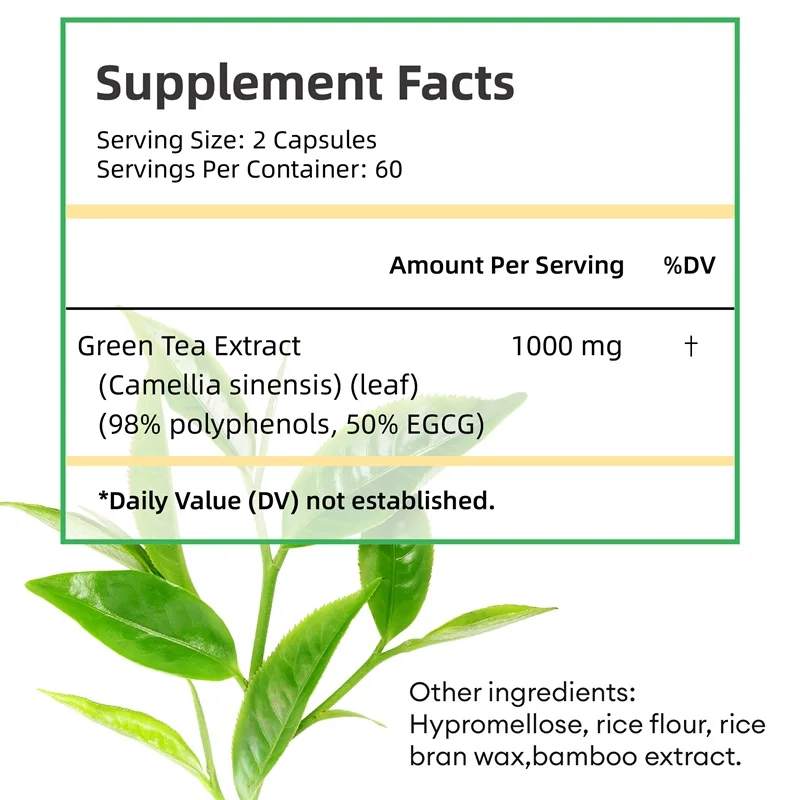 Green Tea Extract - with 98% P – обзор и цена Green Tea Extract Fat