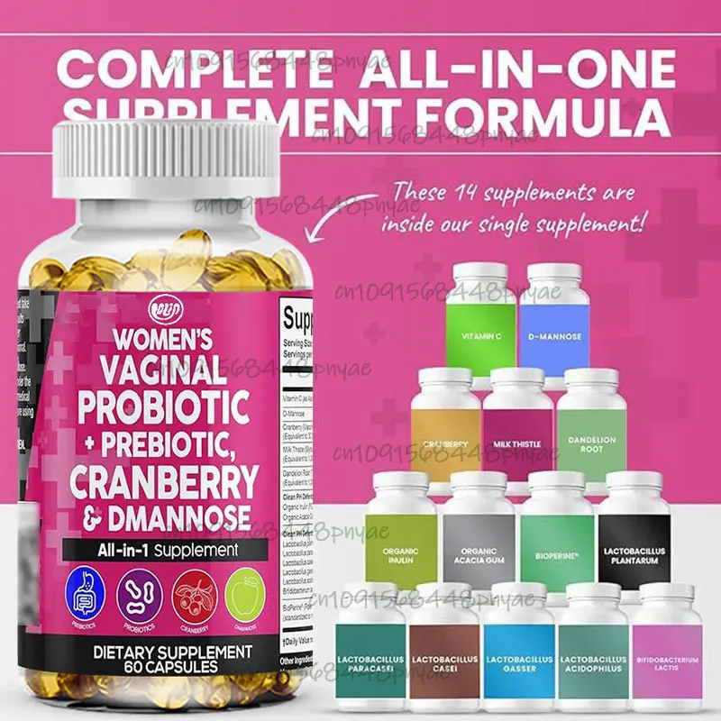 60 Capsules Female Probiotics+ – обзор и цена Probiotic 60 Billion