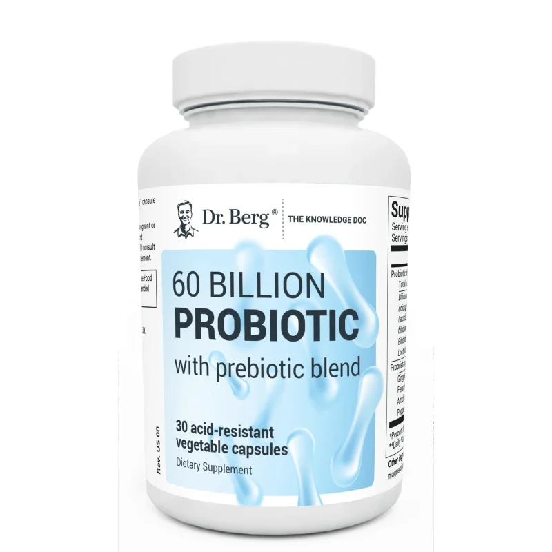 Dr. Berg 60 Billion 10 Strains – обзор и цена Probiotic 60 Billion