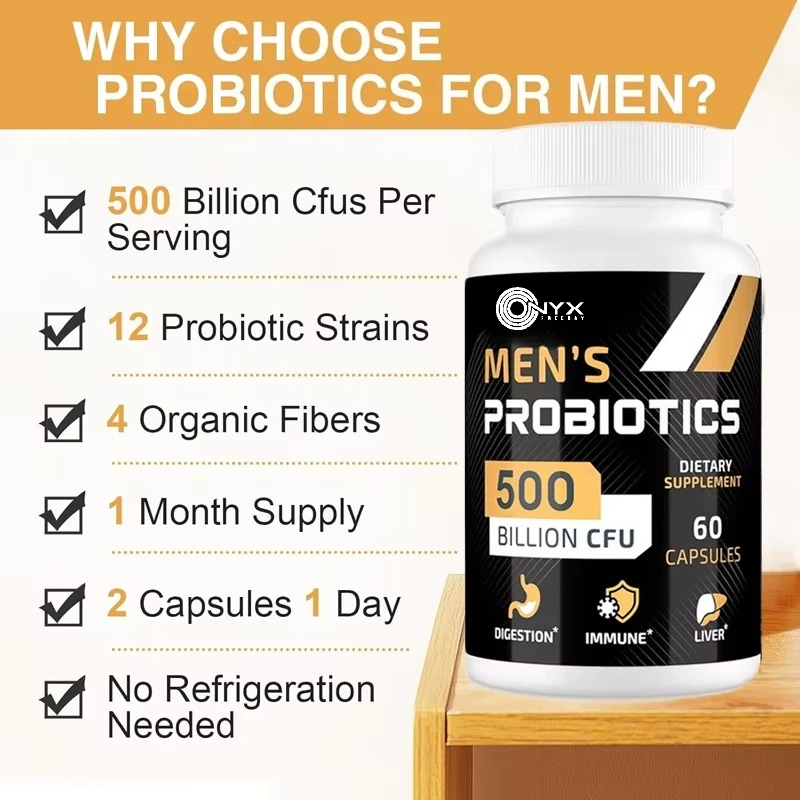 Men's probiotics, 500 billion  – обзор и цена Probiotic 60 Billion