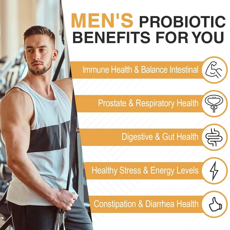 Men's probiotics, 500 billion  – обзор и цена Probiotic 60 Billion