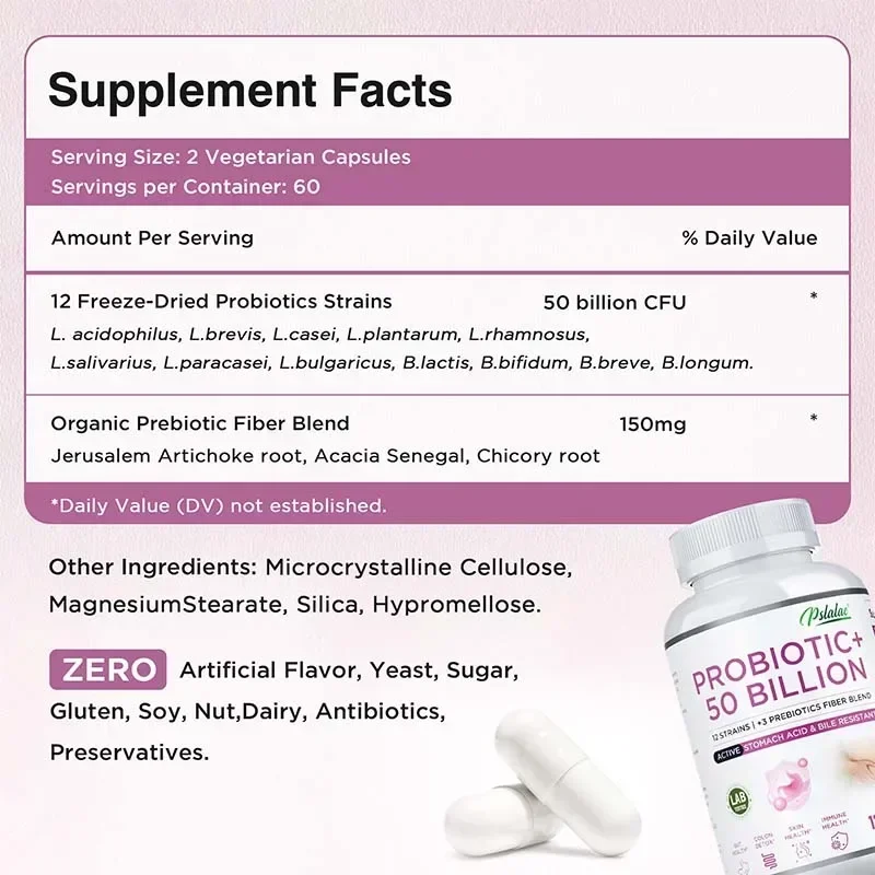 Probiotics 50 Billion - 12 Str – обзор и цена Probiotic 60 Billion