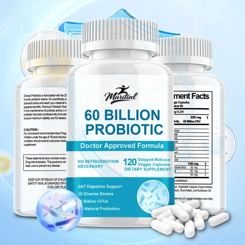 60 Billion Probiotics - Contai – обзор и цена Probiotic 60 Billion