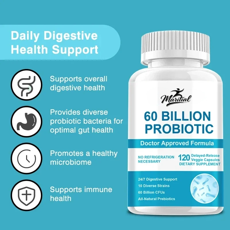 60 Billion Probiotics - Contai – обзор и цена Probiotic 60 Billion